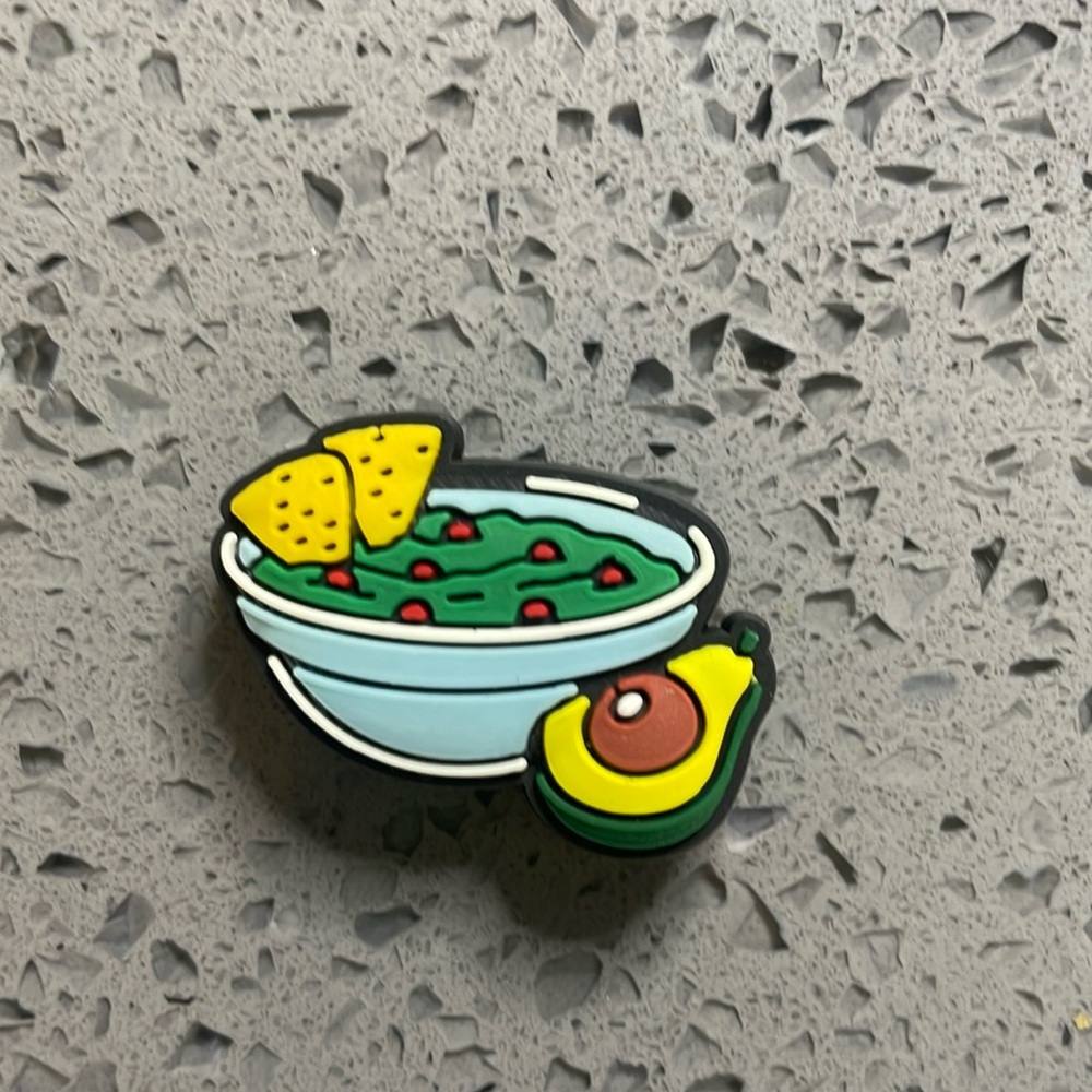 7/$10 Chips and guacamole food crocs shoe charm Jibbitz
